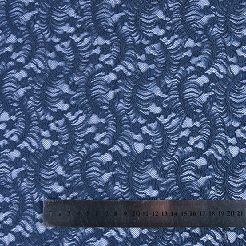 Cutwork Dyed Polyester Lace Fabric for Women's Wear Wholesale Supplier 12